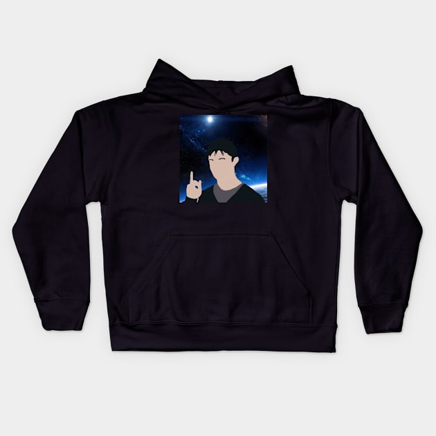 Max Evans is an alien Kids Hoodie by Penny Lane Designs Co.